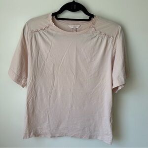 Rebecca Taylor Soft Pink Short Sleeve Tee